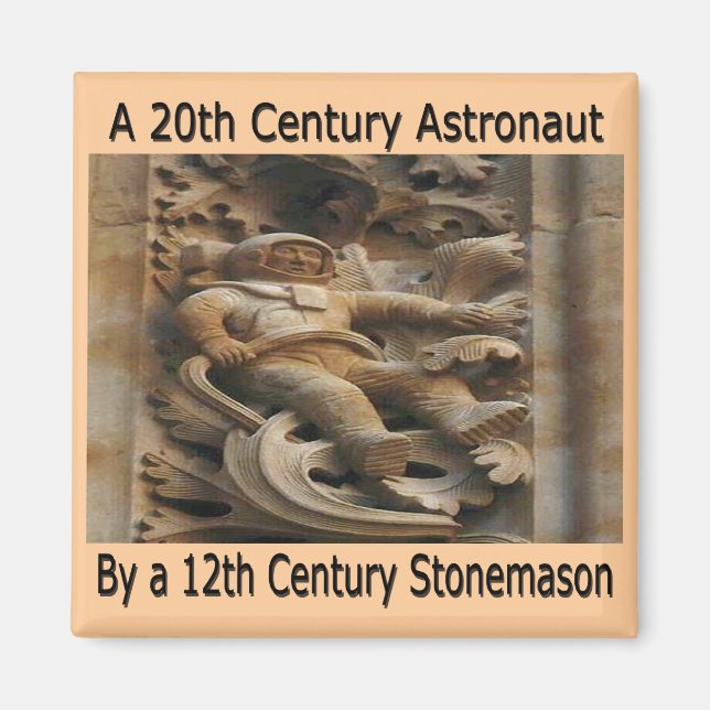 Astronautin aus dem 20. Jahrhundert, Steinzeit aus Magnet (Vorne)