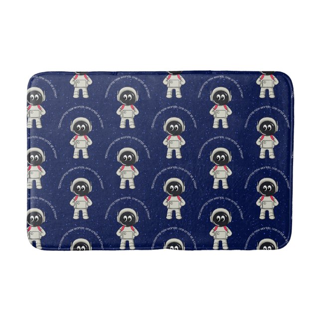 Astronautin Badematte (Vorderseite)