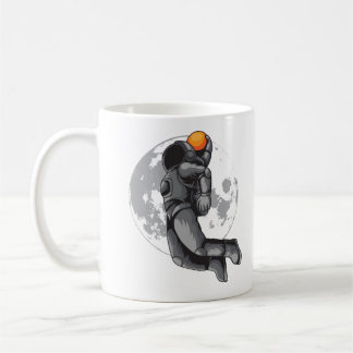 Astronautin Basketball Kaffeetasse