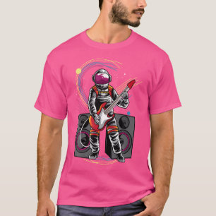 Astronautin Bass Gitarre Electric Gitarrist A T-Shirt