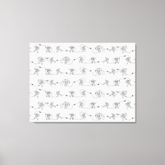 Astronautin Canvas Print Leinwanddruck (Vorderseite)