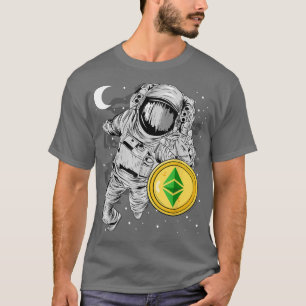 Astronautin erreicht ätherum Classic ETH-Münze bis T-Shirt