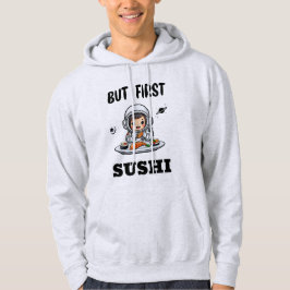 Astronautin frisst Sushi Hoodie