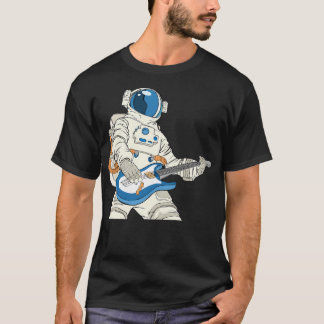Astronautin Gitarre spielen T-Shirt