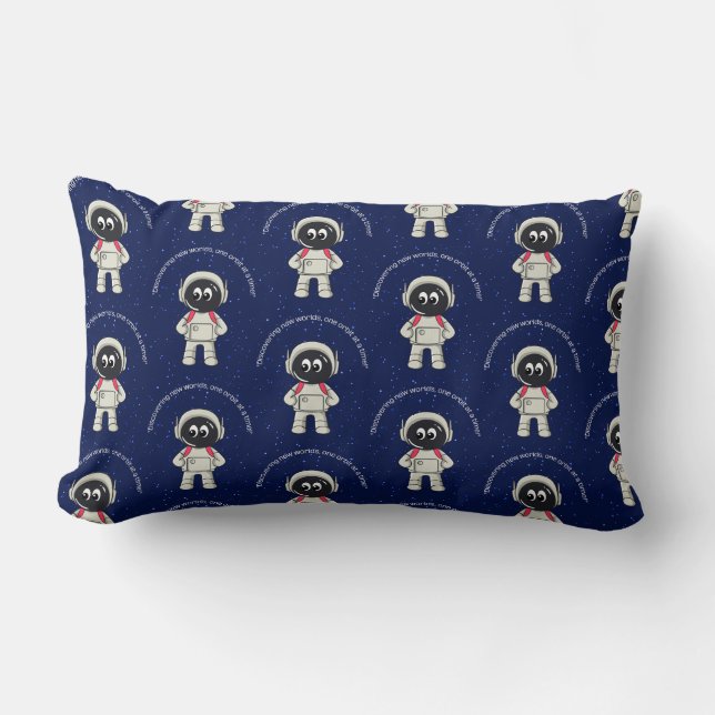 Astronautin Lendenkissen (Vorderseite)