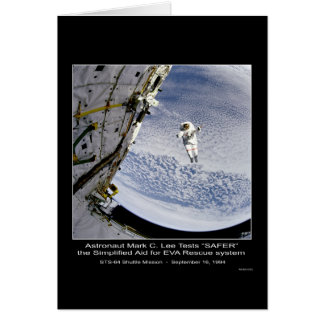 Astronautin Mark C. Lee testet "SAFER" STS-64 Shut