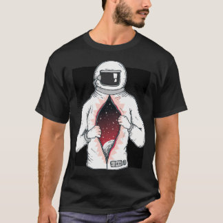 Astronautin ohne Reißverschluss - interessante T-S T-Shirt