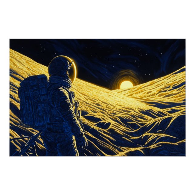 Astronautin Poster (Vorderseite)