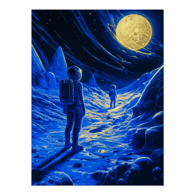 Astronautin Poster (Vorderseite)