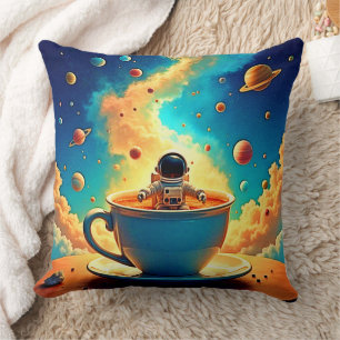 Astronauts Coffee-Kosmos-Reise Kissen