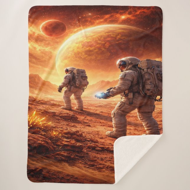 Astronauts Explore Orange Planet Sherpadecke (Vorderseite)