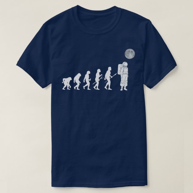 Astronauts Human Activity Evolution Walking in Spa T-Shirt (Design vorne)