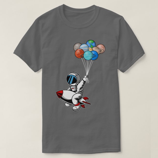 Astronauts Planets Outer Space Eplorer  I Need Mor T-Shirt (Design vorne)