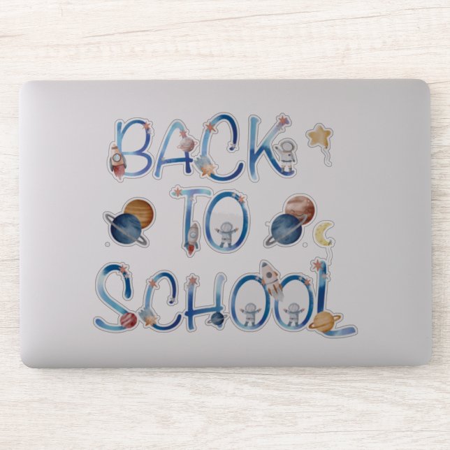 Astronauts Planets Space,back to school Aufkleber (Computer)