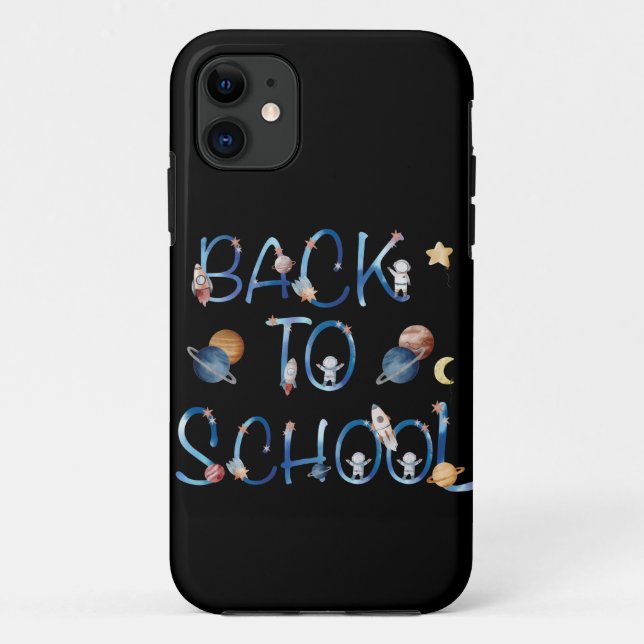 Astronauts Planets Space,back to school Case-Mate iPhone Hülle (Rückseite)