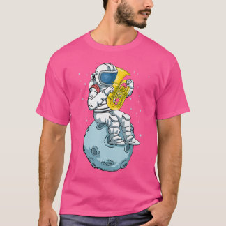 Astronautuba Spieler Musikliebhaber Big Banduba lu T-Shirt