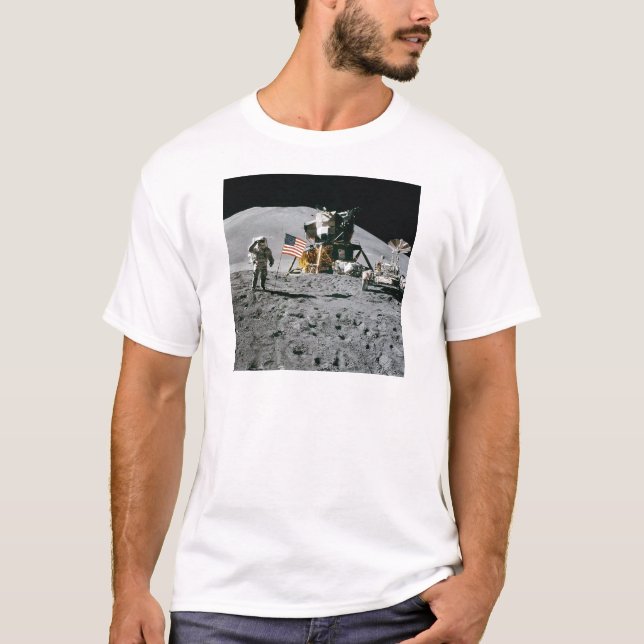 Astronautund amerikanische T-Shirt (Vorderseite)