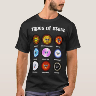 Astronomie Arten von Sternen T-Shirt