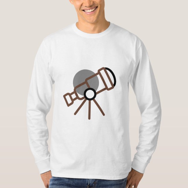 Astronomie Big Telescopes T-Shirt (Vorderseite)