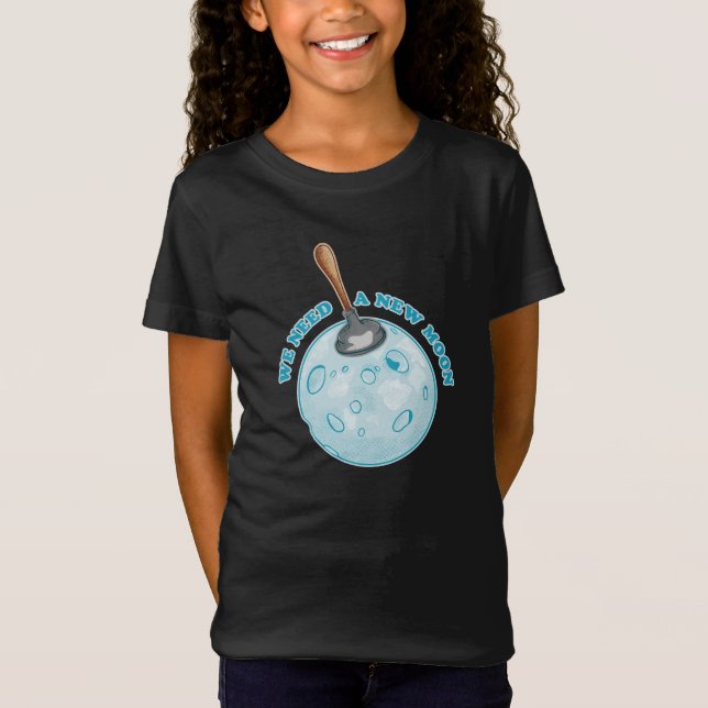 Astronomie der Mondastronomie T-Shirt (Vorderseite)