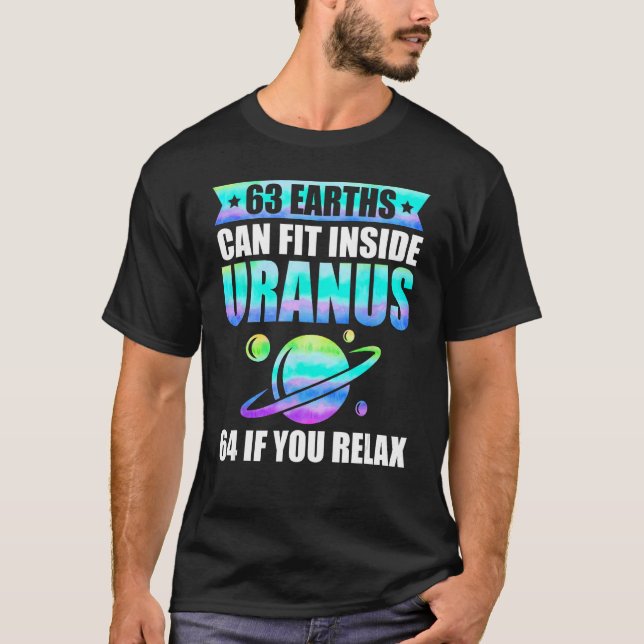 Astronomie der Sonne Uranus Astronomin Astrophysik T-Shirt (Vorderseite)