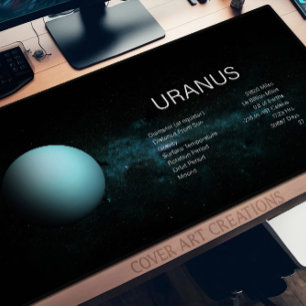 Astronomie des Planeten Uranus Schreibtischunterlage