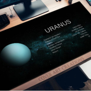 Astronomie des Planeten Uranus Schreibtischunterlage