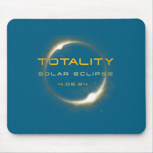 Astronomie-Enthusiasten Totale Sonnenfinsternis 20 Mousepad