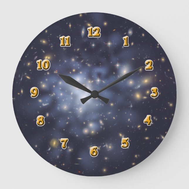 Astronomie Große Wanduhr (Vorderseite)