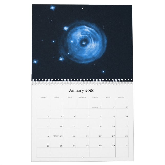 Astronomie-Kalender Kalender (Jan 2026)