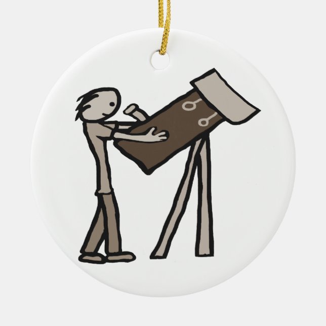 Astronomie Keramik Ornament (Vorne)