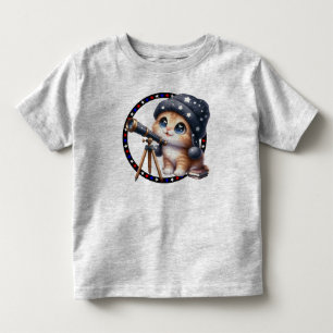 Astronomie Kitty Kinderkind T - Shirt