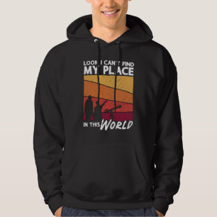 Astronomie-Look Ich kann keine Raumstationen finde Hoodie