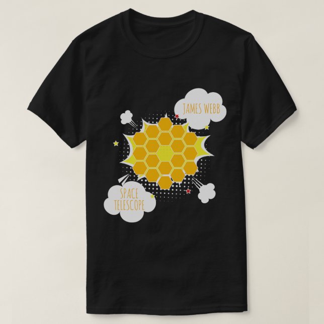 Astronomie Lover James Webb Space Telescope JWST E T-Shirt (Design vorne)