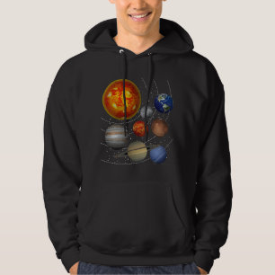 Astronomie Lover Planets Sun Universe Galaxy Außen Hoodie