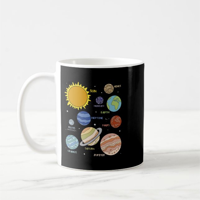 Astronomie Lover Planets Universe Astronomie Kaffeetasse (Links)