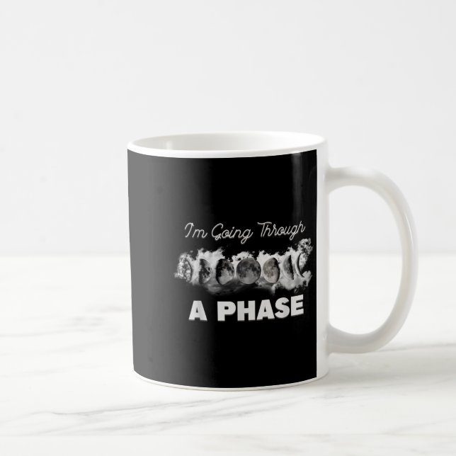 Astronomie Mondfinsternis durchläuft eine Mondphas Kaffeetasse (Rechts)