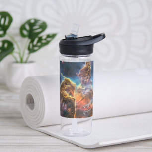 Astronomie & Mystische Berge, Hubble / Galaxie Trinkflasche