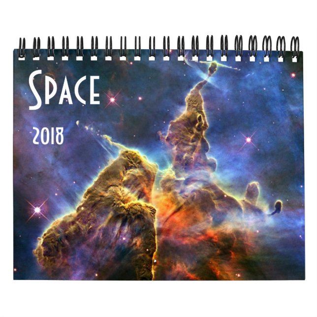 Astronomie NASA Space Universe Galaxy 2018 Kalender (Titelbild)