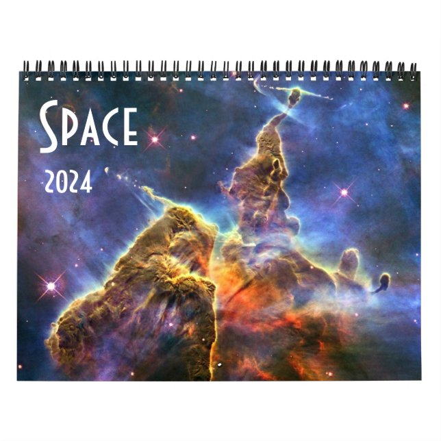Astronomie NASA Space Universe Galaxy 2024 Sky Kalender (Titelbild)