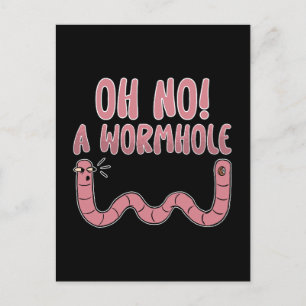 Astronomie Oh kein Wormhole Space Stars Universe Feiertagspostkarte