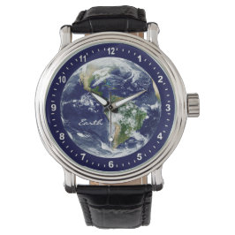 Astronomie & Planet Earth Watch, Blue Space Armbanduhr