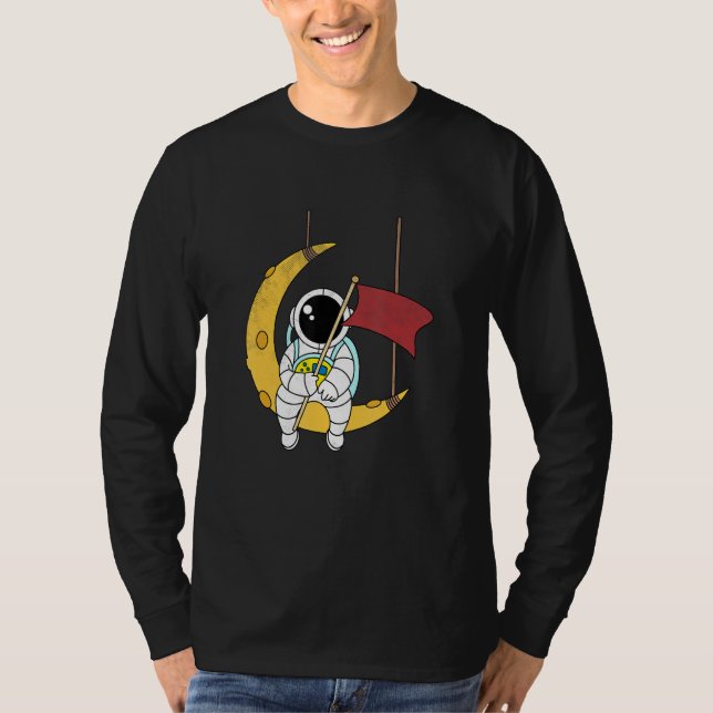 Astronomie Planet Zukunft Astronauten T-Shirt (Vorderseite)
