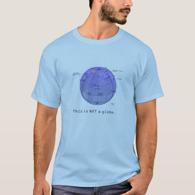 Astronomie-Reihe - dieses ist NICHT eine Kugel T-Shirt (Vorderseite)