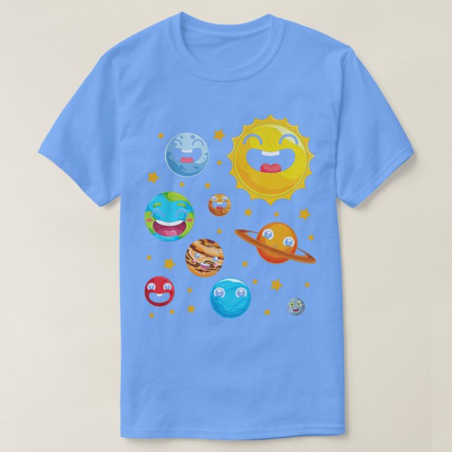 Astronomie Solar System Astronaut Space Science Cu T-Shirt (Design vorne)