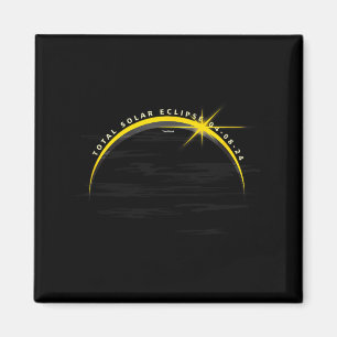 Astronomie Sonnenfinsternis April 2024 Mondbeobach Magnet