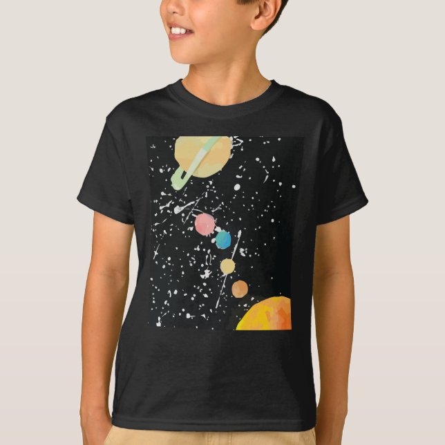 Astronomie Sonnensysteme Planeten Universum T-Shirt (Vorderseite)