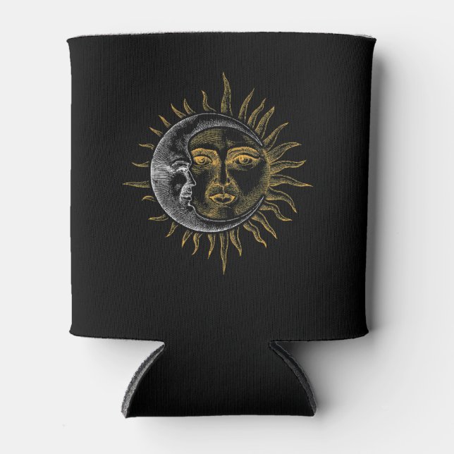 Astronomie Stars Sun Moon Planets Astronaut Dosenkühler (Vorderseite)