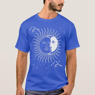 Astronomie Sun Celestial Bodies Moon Astrologie T-Shirt