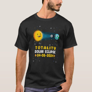Astronomie Total Solar Eclipse 2024 Totality 04 08 T-Shirt